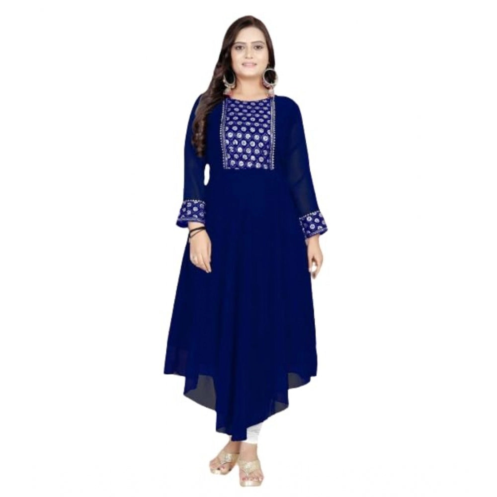 Ranili Georgette Embroidered Kurti