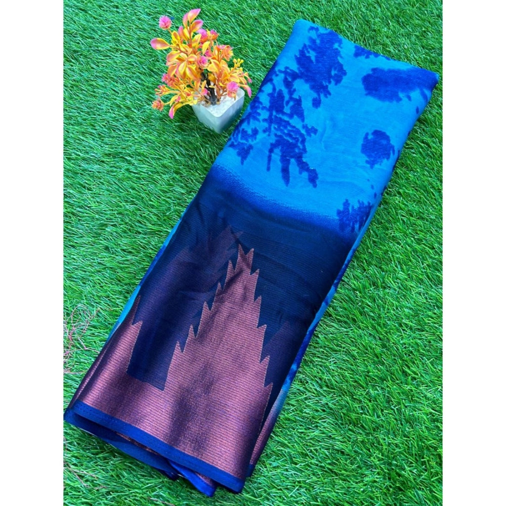 Ranili Chiffon Printed Saree With Unstitched Blouse