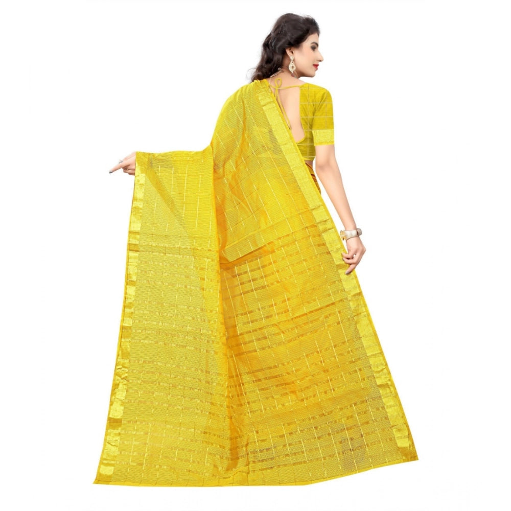 Ranili Jacquard Woven Saree With Unstitched Blouse 5.5mtr