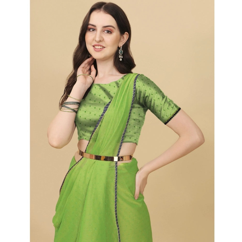 Ranili Silk Blend Embellished Saree With Unstitched Blouse 5.5mtr