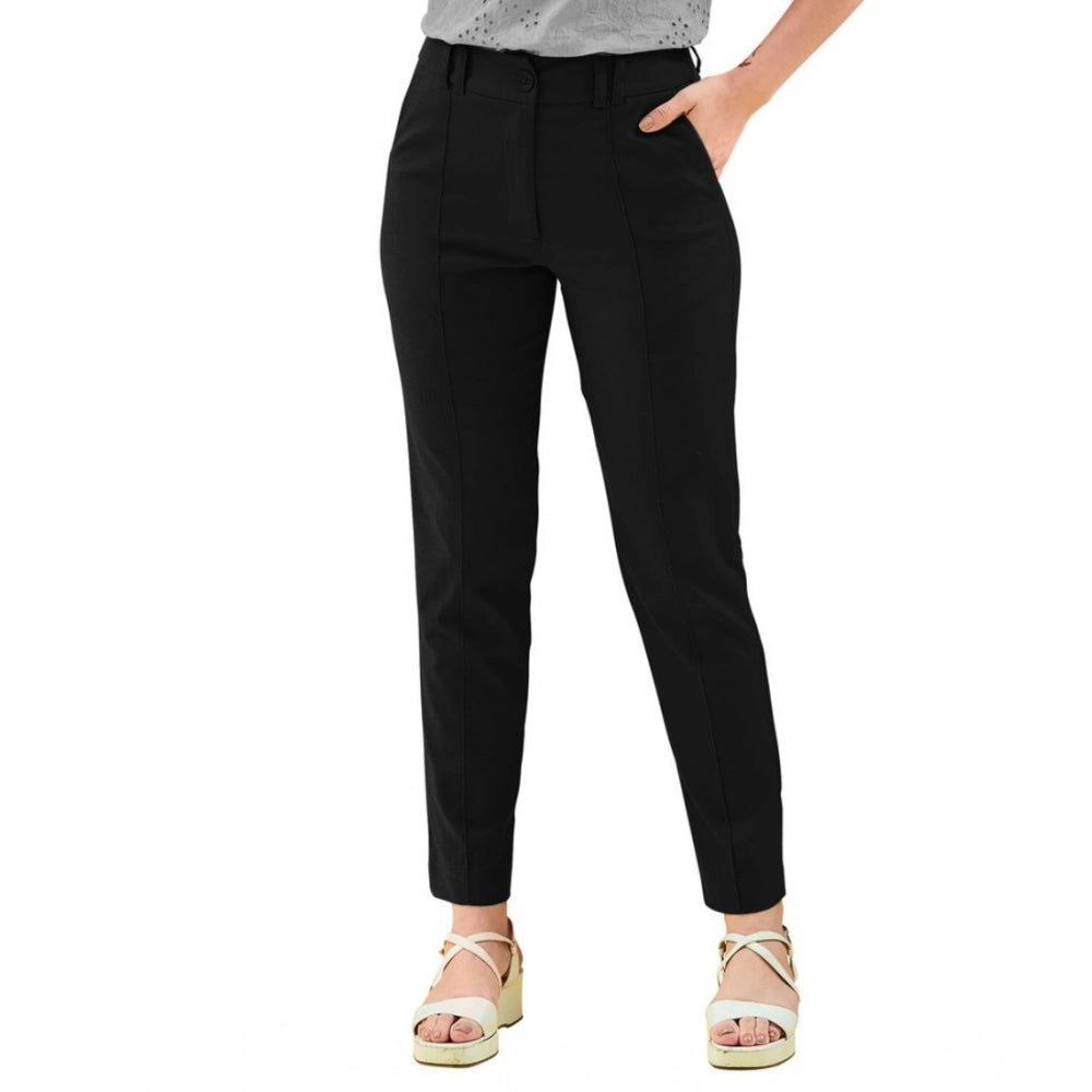 Ranili Polyester Solid With Pocket Pant