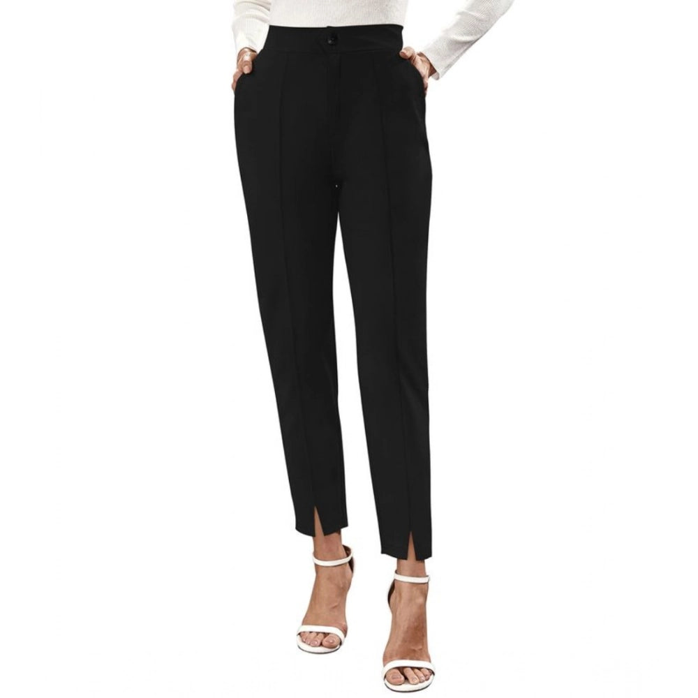 Ranili Polyester Solid With Pocket Pant