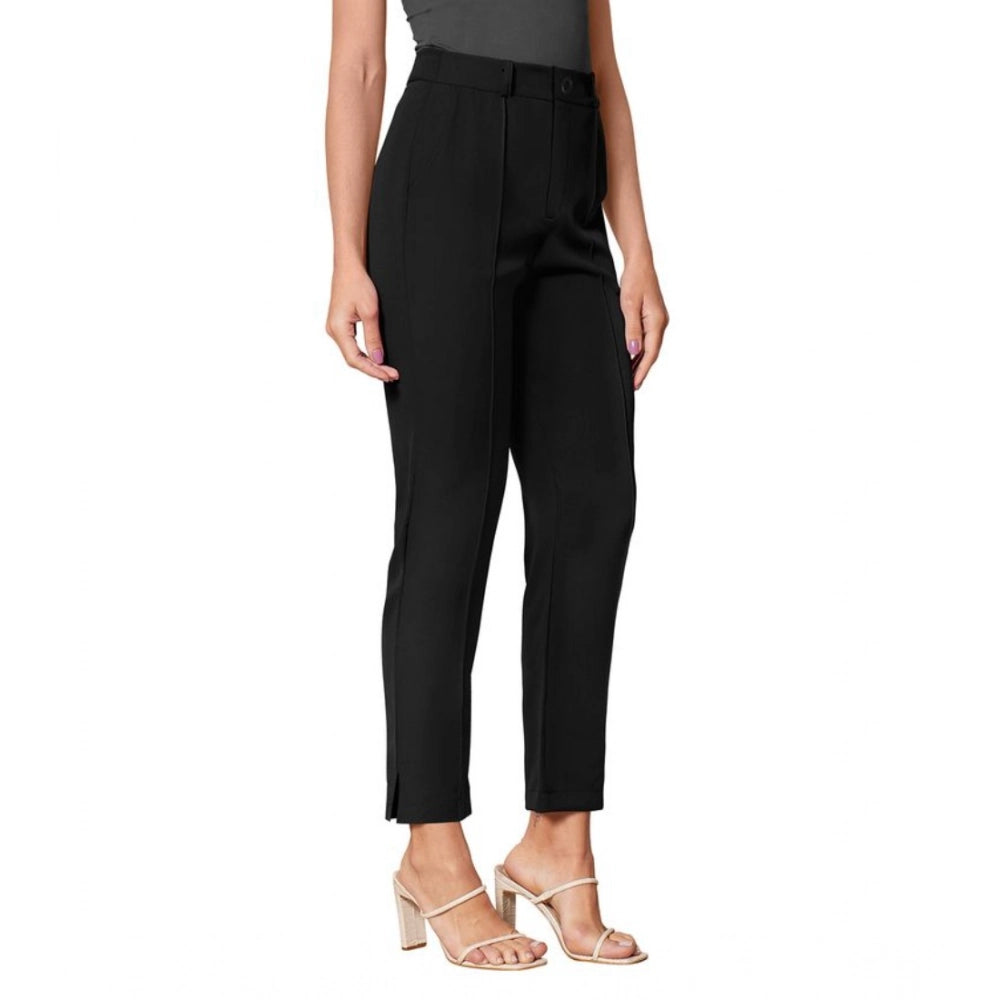 Ranili Polyester Solid With Pocket Pant