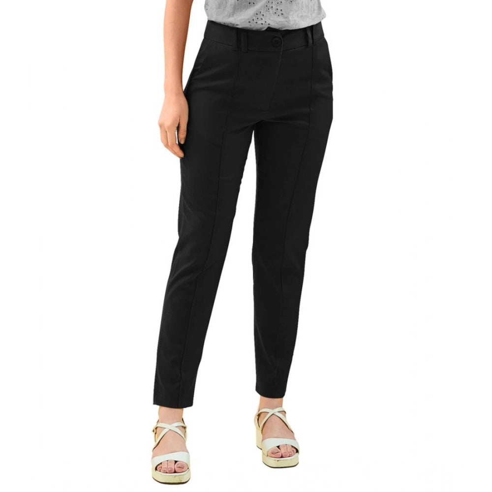 Ranili Polyester Solid With Pocket Pant