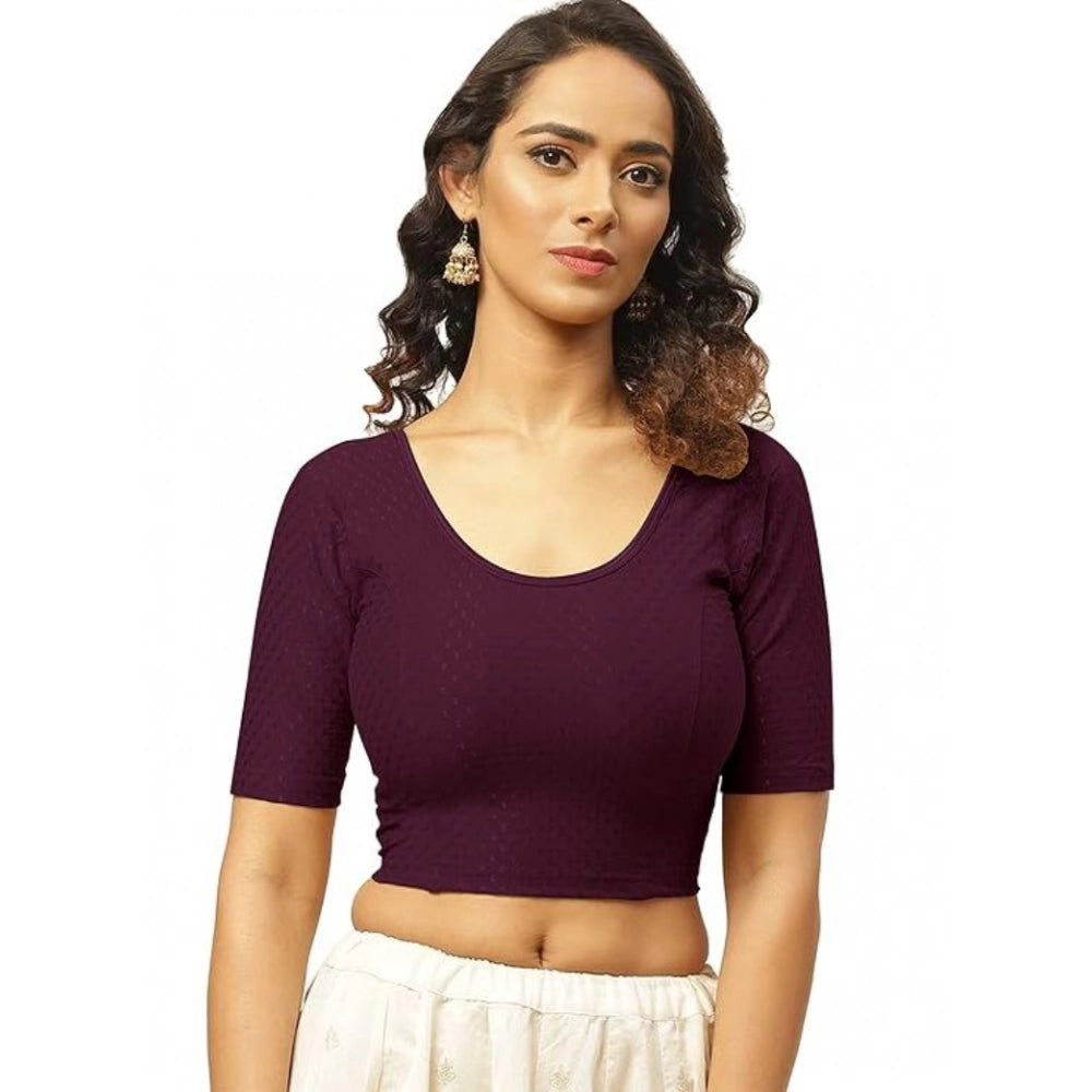 Ranili Pack Of_2 Hosiery Short Sleeves Round Neck Non-padded Blouse