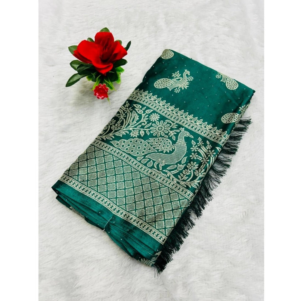 Ranili Chiffon Printed Saree With Unstitched Blouse