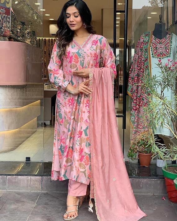 Ranili Exquisite Designer Kurti Pant Dupatta Set