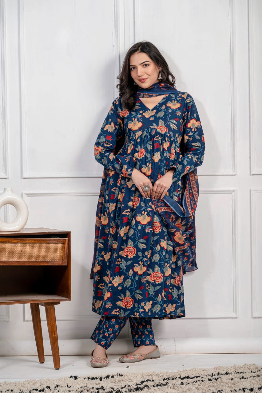 Pure Cotton Kurti Set