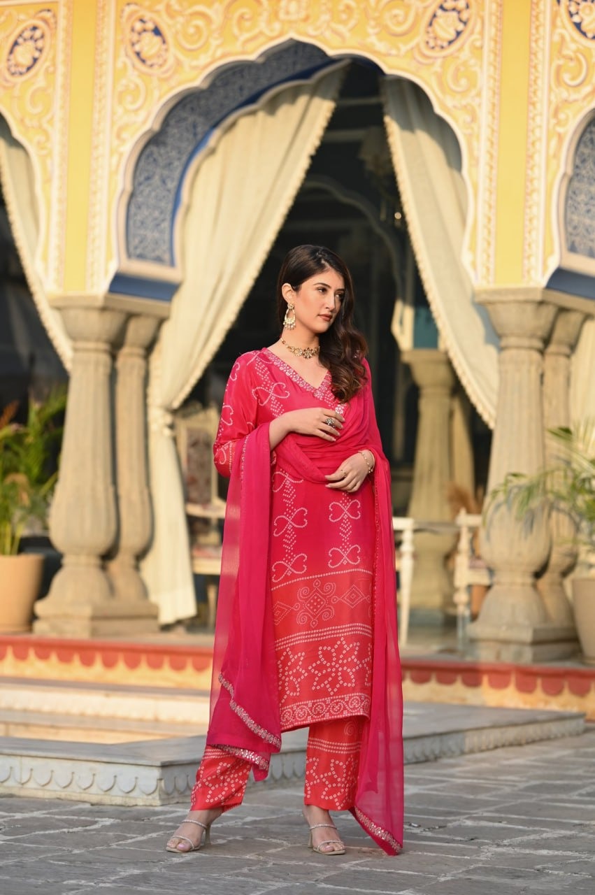Chinnon Silk Suit Set