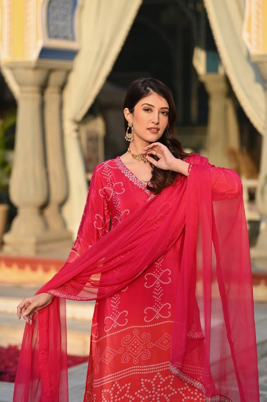 Chinnon Silk Suit Set
